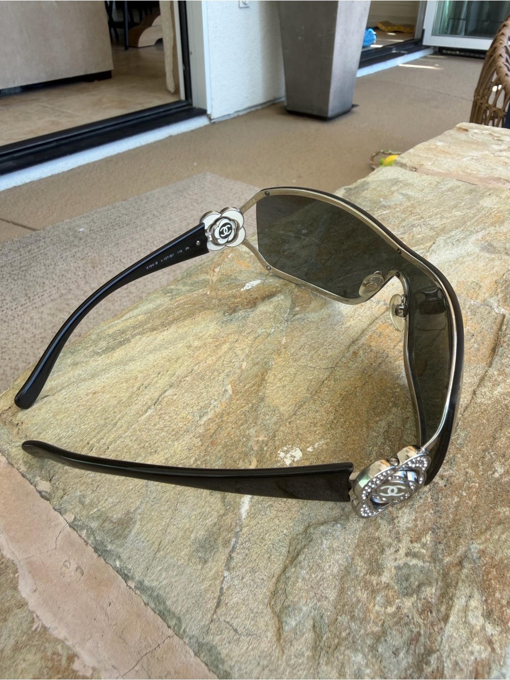 Chanel Black 4164-B Sunglasses - Picture 4 of 8